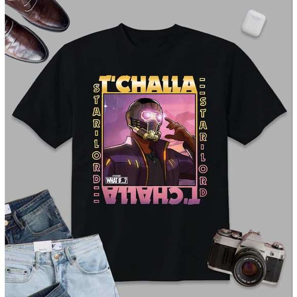Gildan Other - Challa Starlord What If Marvel T Shirt